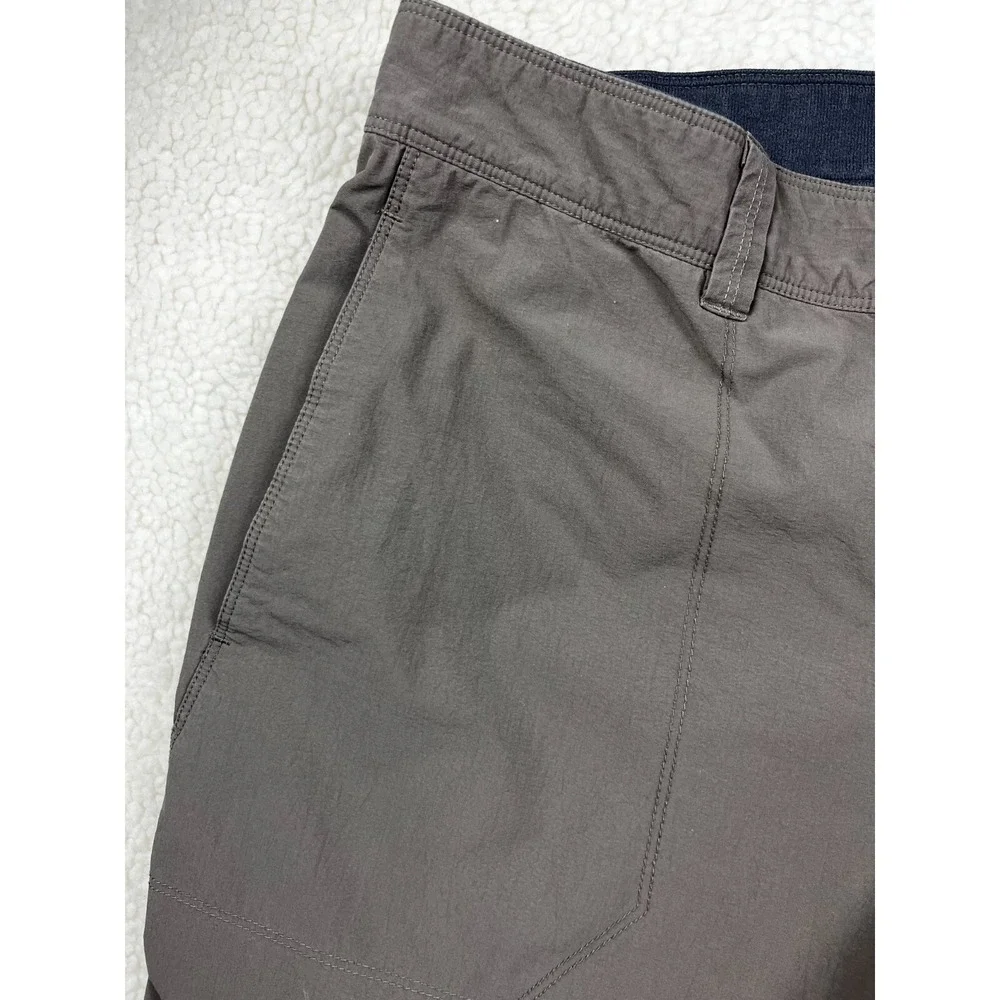 The North Face Pants Mens 36‎ Athletic Convertible  Zip Off Roll Up Legs Green